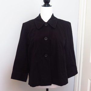 Classic Black Pea Coat